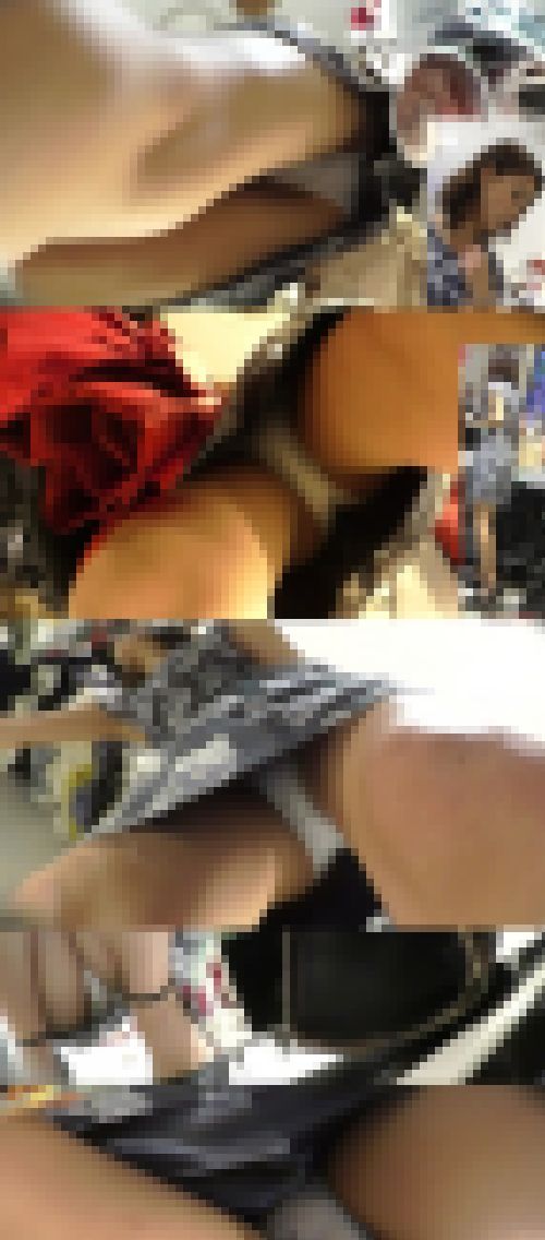 店員さん逆さ撮りセール15【18分】　サンプル画像1