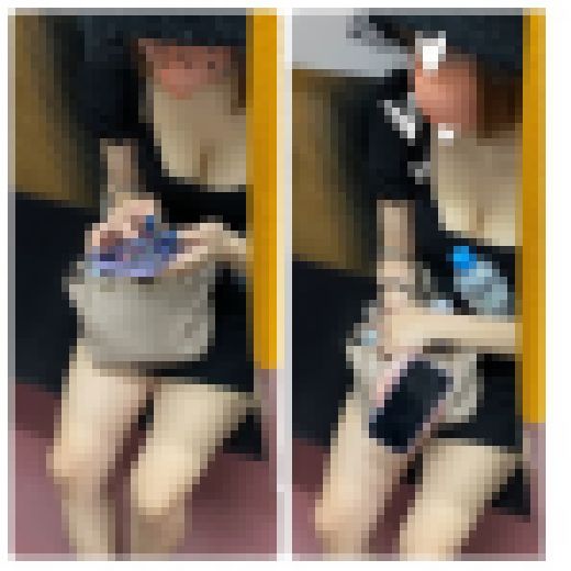 美人ギャルお姉さん超接近のエロすぎる胸元・胸チラ11　サンプル画像1