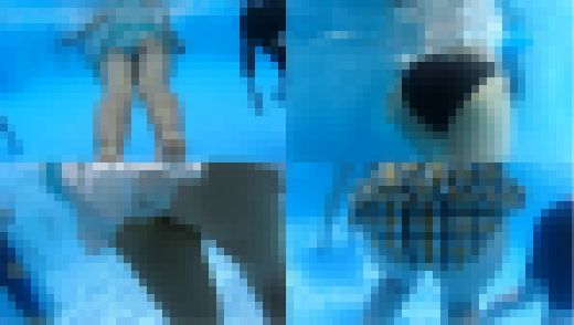 日焼け尻！！【HOK-12】プールのビキニ水着ハミ尻大集合vol.12　サンプル画像2