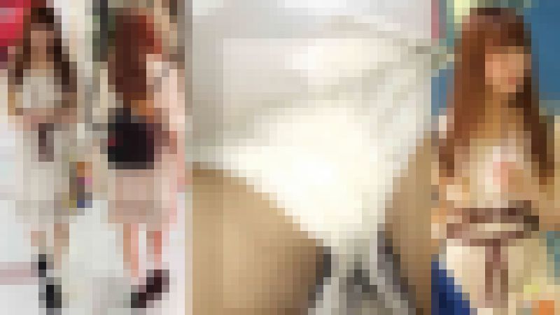 4K bomb_k024 スタイル抜群読モ風美人JDの白ペチパンinイチゴピンクP　エスカめくり サンプル画像