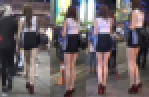 【ミニスカから伸びる美脚がマジすげー！長身お姉さんの美脚にムラムラがとまらないwww】　サンプル画像3