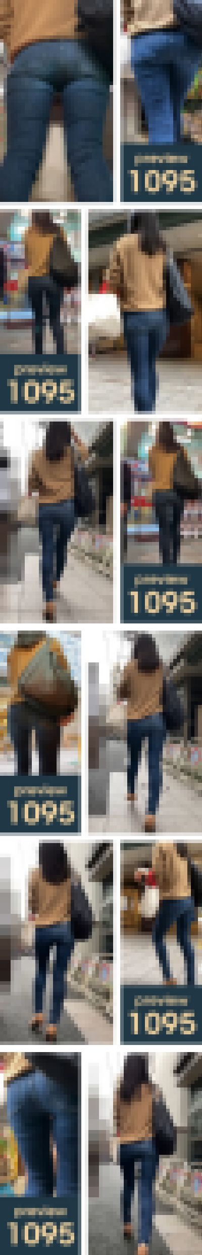 【1095】フェロモンバトル圧勝！こくまろ熟尻降臨！ピチピチスキニージーンズママ　サンプル画像1