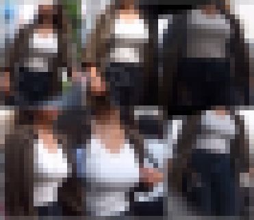 【街撮り動画Part103】可愛い女子大生のFカップ揺れ　サンプル画像1