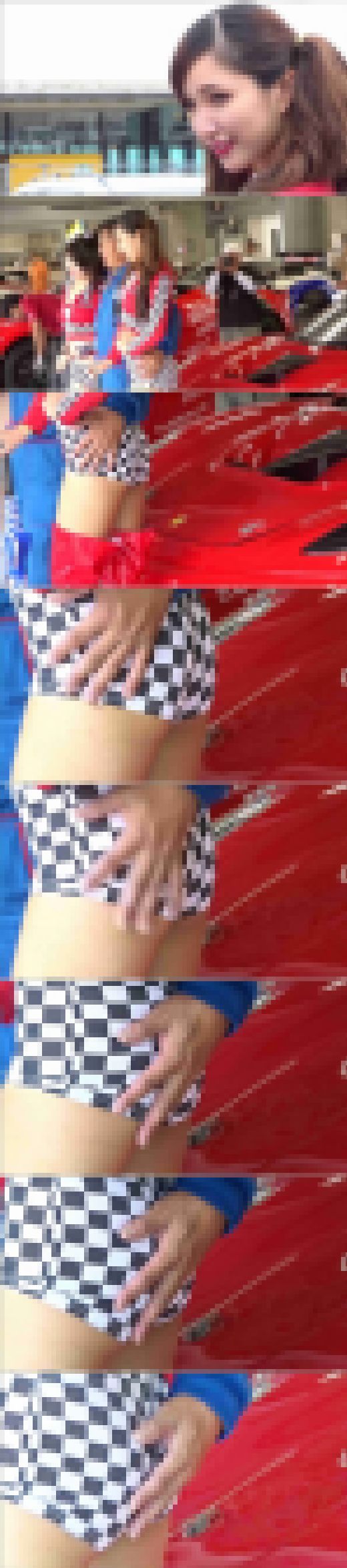 超画質 これは悪質 現役レーサーによる超人気ＲＱへの卑劣行為を撮影！　サンプル画像1