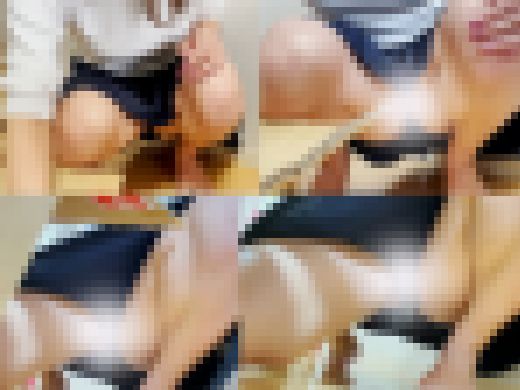 【引っ越し中の胸チラ】仲間内でも人気最上位のかわい子ちゃん♪予想以上の豊満巨乳とハミパンに息子が大興奮【パンチラ】　サンプル画像2