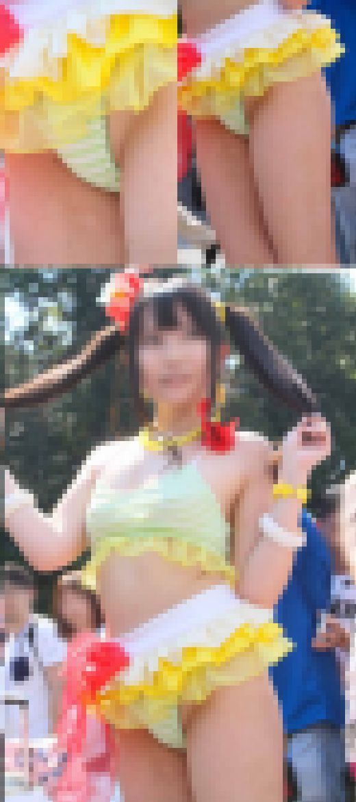 【写真】サマーファッションのムチムチ生脚ハイレグのアイドルコスプレイヤー　超盛り320枚！ vol.2　サンプル画像3