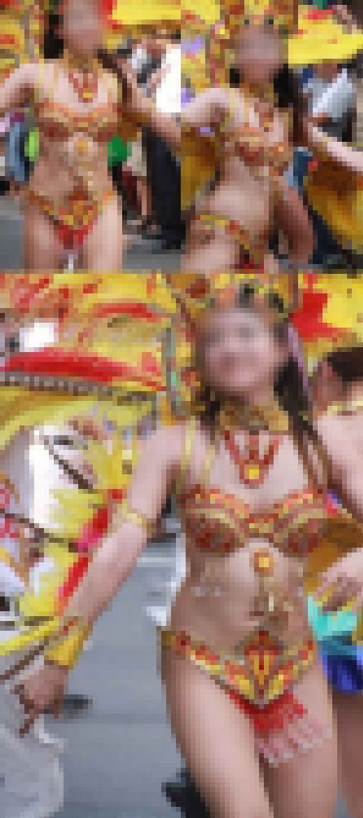 【写真】 百花繚乱！商店街で熱狂する煉獄の女子大生サンバダンサーチーム vol.1　高画質220枚！　サンプル画像1