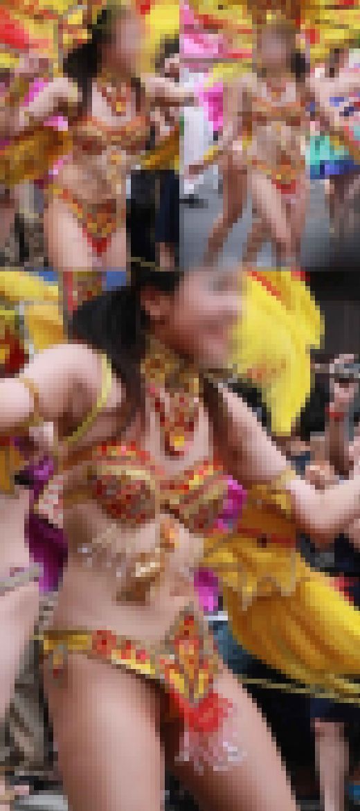 【写真】 百花繚乱！商店街で熱狂する煉獄の女子大生サンバダンサーチーム vol.1　高画質220枚！　サンプル画像3