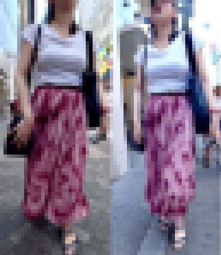 ロン爺の４Ｋピタパン女532　美乳スレンダーお姉さんをガン見　サンプル画像1
