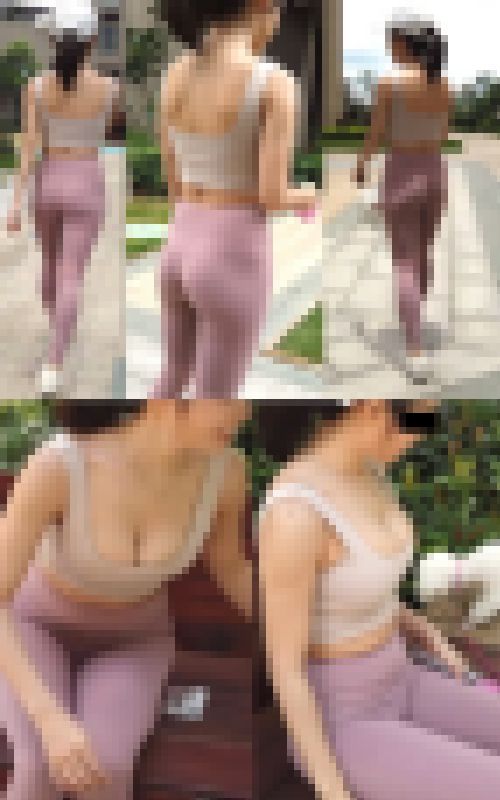 【フルHD】犬の散歩で巨乳が乳揺れのピタ尻美人　サンプル画像2