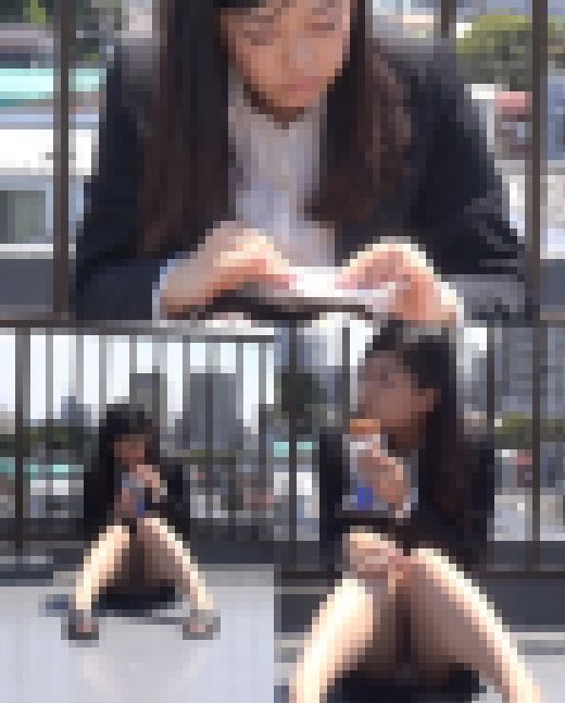 ■２本セット■屋上パンチラ■美女OL２人楽しめます■盗み撮り■隠し撮り■　サンプル画像1