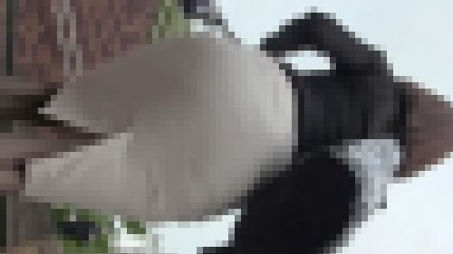【再販】背中シースルー パツパツ尻黒ストOL サンプル画像