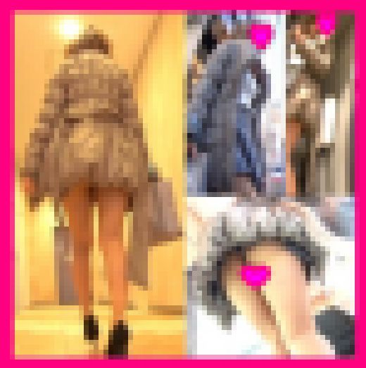 ❦~コートの下は何にも穿いていないんじゃないかと錯覚してしまうギャルお姉さんを追跡して逆さ撮り!!~❦ サンプル画像