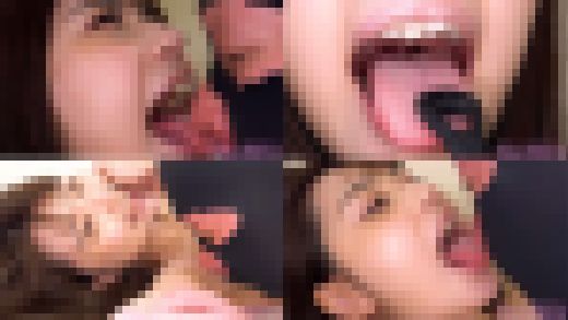 【舌フェチ唾フェチ】藤波さとりのエロい舌・唾・口の臭い堪能コース2　サンプル画像1