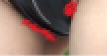 はみ毛がごついコスプレイヤー　サンプル画像2