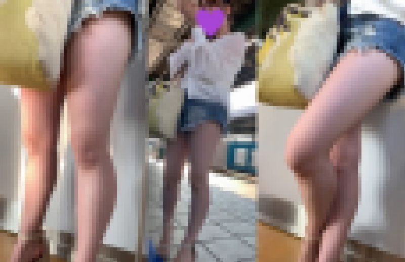 [4K撮影] 電車の超美人&エグすぎ生脚JDさんを接写地獄に サンプル画像