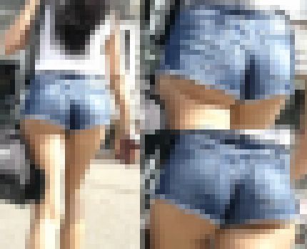 【フルHD】街の強烈なハミ尻１０！　サンプル画像1