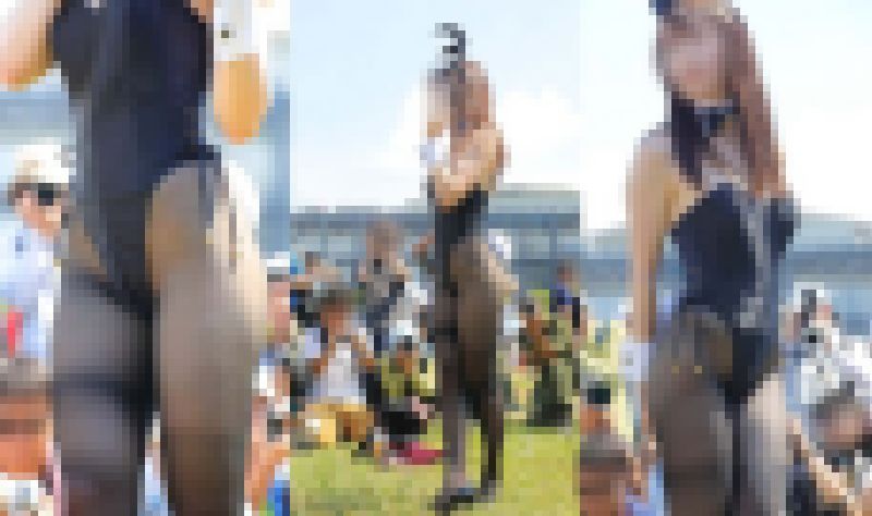 【フェチ動画】夏コミで魅せた!超絶美脚スタイルのアイドルルックスのハイレグバニー サンプル画像