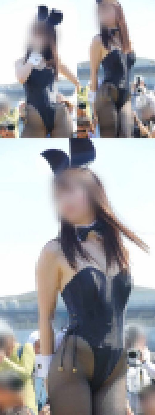 【フェチ動画】夏コミで魅せた！超絶美脚スタイルのアイドルルックスのハイレグバニー　サンプル画像1