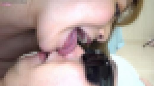 【尺2倍別撮④】唾フェチ彼氏にご奉仕する彼女のつかさちゃんに大量唾責めされちゃうイチャイチャカップルの唾の匂いで寸止め地獄!!- サンプル画像