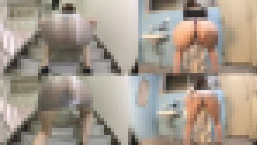スケ×③ベ♡OLさん♡タイトミニスカ♡階段＆男子便所♡～夜～　サンプル画像3