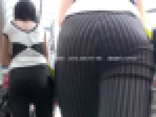 ★【適度なボリュームの美尻ストライプ黒パン】★PS MOVIE STYLISH-FH 99　サンプル画像3