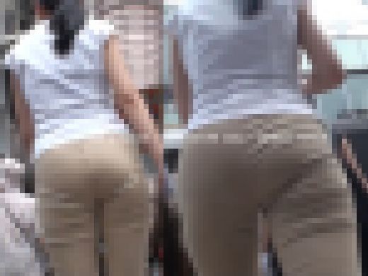 ★【地味な女性がノーポッケのベーパンで美尻アピール】★PS MOVIE STYLISH-FH 101　サンプル画像3