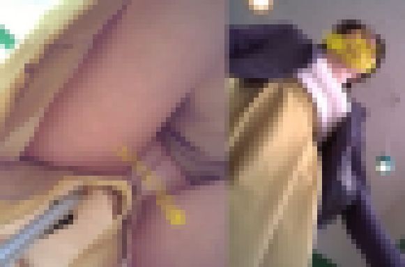 会社の同僚を食事休憩中にパンチラ撮影！25 サンプル画像