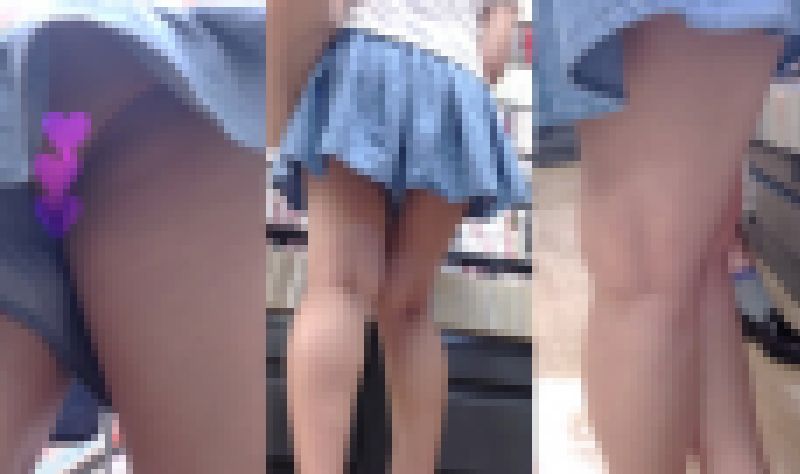 ズボン型なら安全？ 薄ピタもっこり食い込み・・ サンプル画像