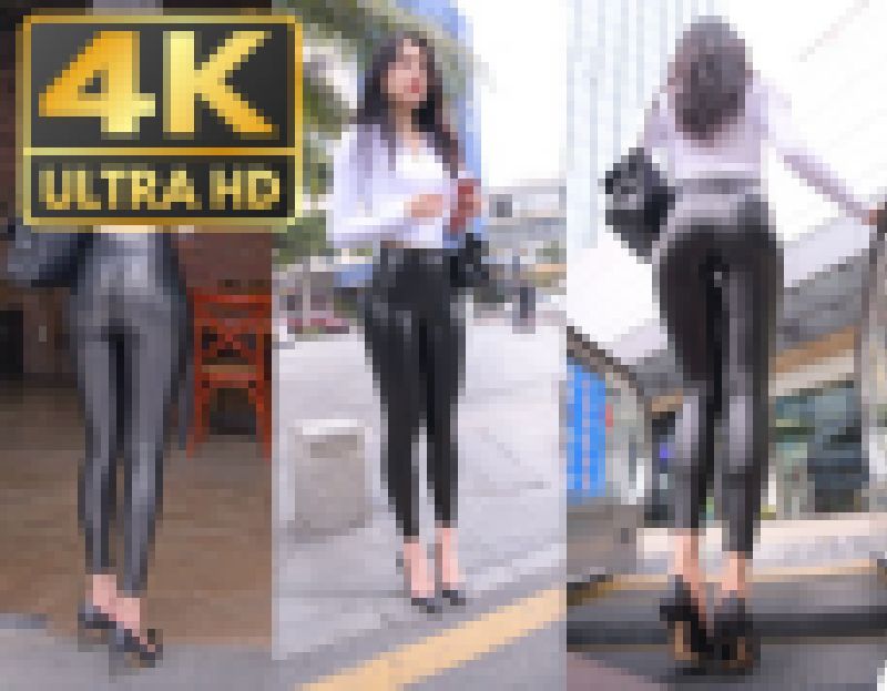 皮レギンス4K動画⑥（脚フェチ専用） サンプル画像