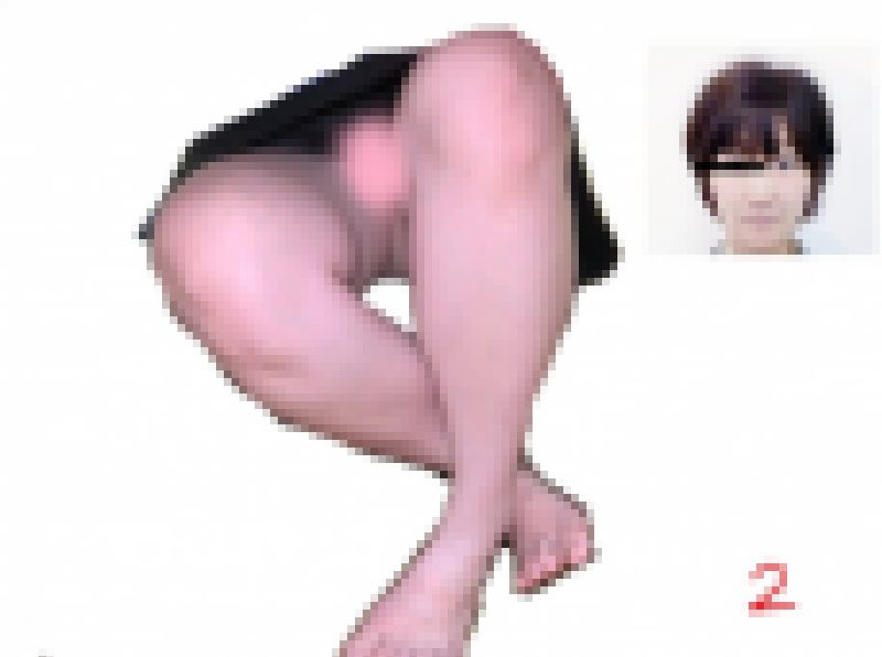 ※問題作品※生足！生パン！アイドル級、かわいい顔でムチっと開脚レディー② サンプル画像