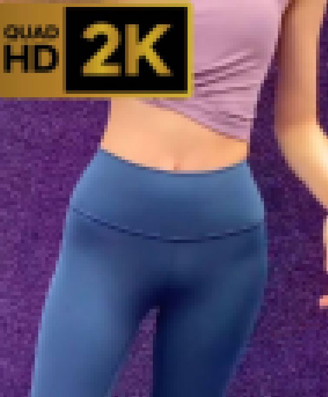 ネイビーレギンス②２K動画 いやらしい臀部と脚線美 サンプル画像