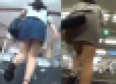 【再販】ミニスカ女子大生2名 サンプル画像