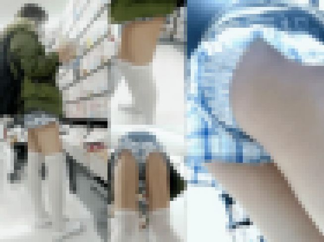 えちえち白ニーソ美少女のハミ生P サンプル画像
