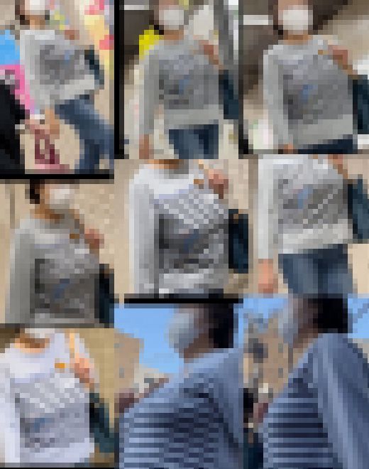 【通スピ＆スロー】肥大化巨乳な着衣巨乳熟女様に密着！　サンプル画像1