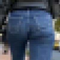 【通スピ&スロー】日本人離れしたデニム着衣お尻様をロックオン! サンプル画像