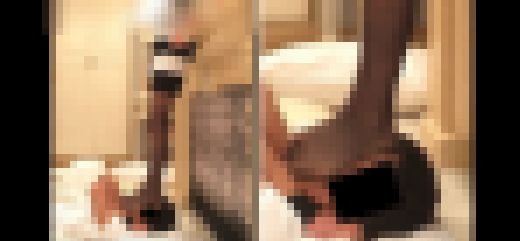 【10】【強烈】ドS。顔面両足踏み。黒ストと柄スト。こちらの声を聞いてくれない恐怖　サンプル画像1