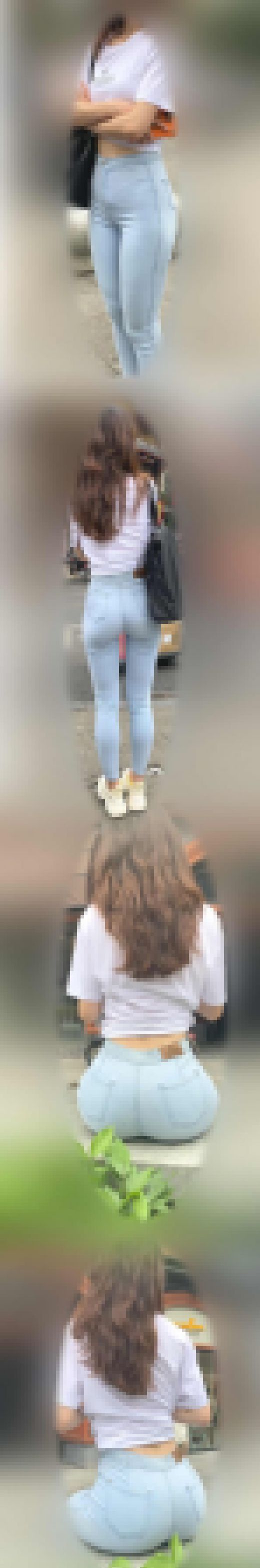 2K動画　スキニージーンズ神尻１　ピタパンジーンズ見てるだけでムラムラしてくる尻。　サンプル画像3