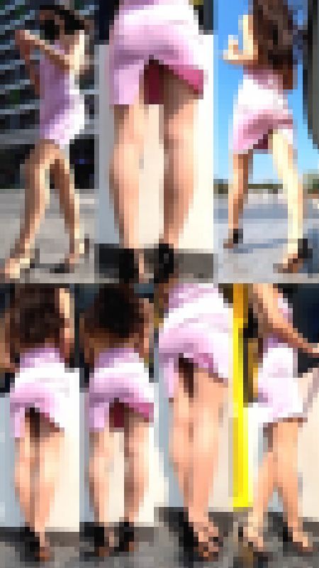 ●高画質セット！タイトミニのミニのスリット美尻　サンプル画像1