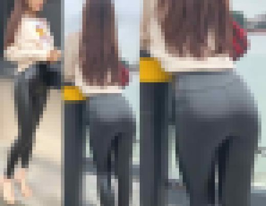 ★SSS級美女の皮ピタパン2　擦り付けたくなる尻と脚　サンプル画像1