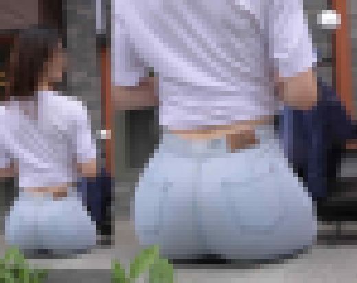 写真集880枚!スキニージーンズ神尻 ピタパンジーンズ見てるだけでムラムラしてくる尻。 サンプル画像2