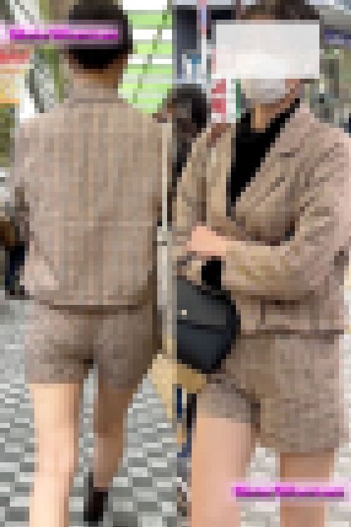 OL141☆生脚の迫力!おしゃれなショーパンスーツ!キュートなお尻に大興奮^ ^ サンプル画像2
