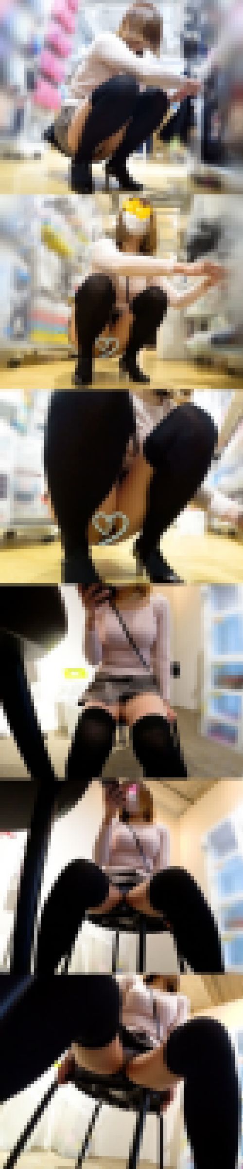 【パイスラお姉さん再び現る】日常に潜んだ性的興奮☆ニットに浮かぶ豊満シルエットに純白パンチラ!!!　サンプル画像3