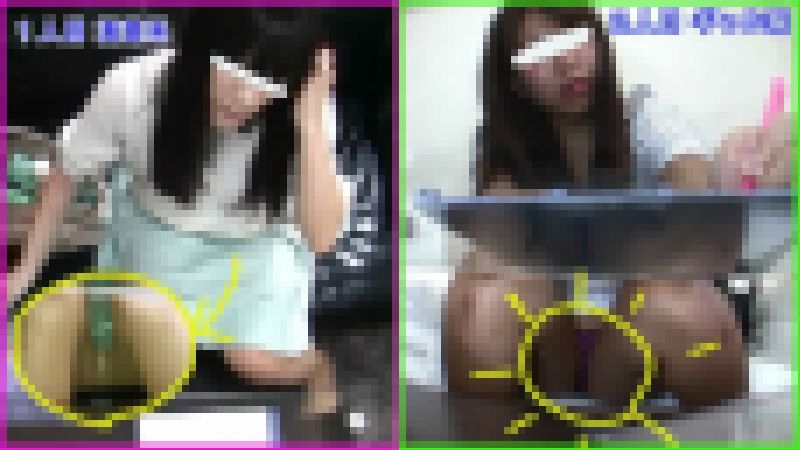 【面接で盗撮⑭】清楚系とギャル系→対照的な二人のパンチラ サンプル画像