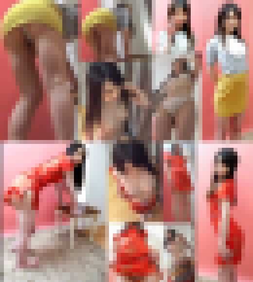 素人パンチラ in 自宅で個人撮影会 vol.121 チャイナコス♥後輩気質のリアルＪＤしおりちゃん「色素が薄くて色　サンプル画像2