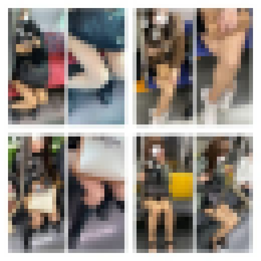 豪華16名の美人お姉さんの対面、真上、接近エロ過ぎる生足・パンスト美脚561　サンプル画像1