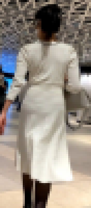 【白ワンピ】【続編】イイ女の雰囲気が漂うお姉さんの後ろ姿 サンプル画像