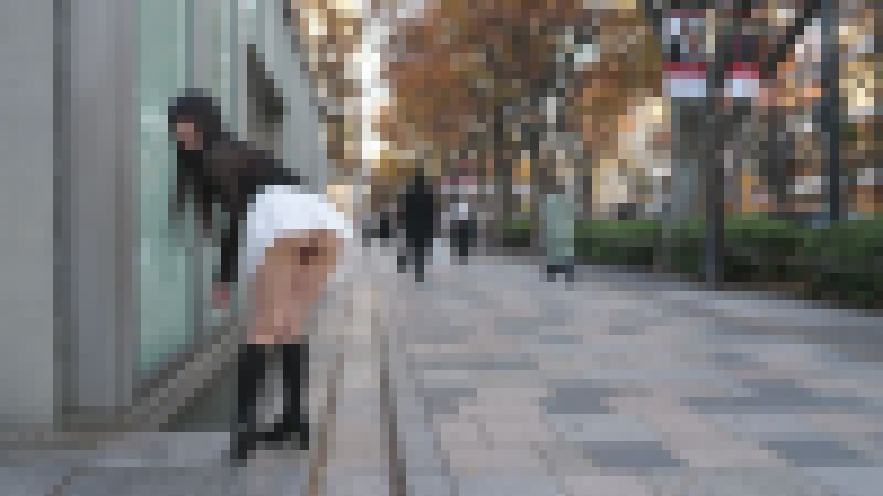 ノーブラで表参道をお散歩しました。 サンプル画像