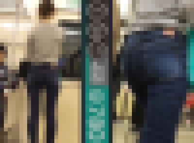 【#0042@780】この車内シチュエーション…尻フェチ的にはある意味グリーン車!べスポジ号が行く! サンプル画像
