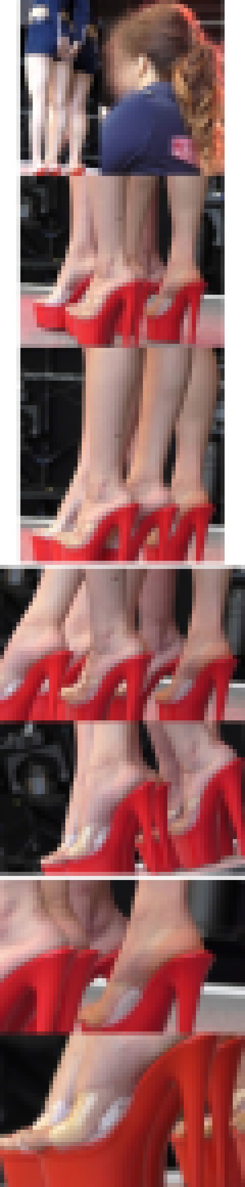 パンストつま先、透明ハイヒールが蒸れ蒸れお姉さん　セット　サンプル画像3